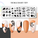 Floral Butterfly Nail Stamping Plates Elevate Nail Art Designs