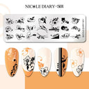 Floral Butterfly Nail Stamping Plates Elevate Nail Art Designs