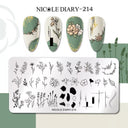 Floral Butterfly Nail Stamping Plates Elevate Nail Art Designs