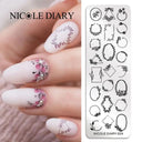 Floral Butterfly Nail Stamping Plates Elevate Nail Art Designs
