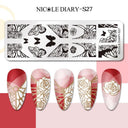 Floral Butterfly Nail Stamping Plates Elevate Nail Art Designs