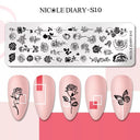 Floral Butterfly Nail Stamping Plates Elevate Nail Art Designs