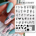 Floral Butterfly Nail Stamping Plates Elevate Nail Art Designs