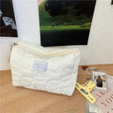 Floral Makeup Bag Organizer: Trendy Travel Toiletries Pouch