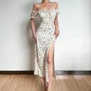 Floral Off Shoulder Dress: Summer Chic Fashionista Style