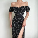 Floral Off Shoulder Dress: Summer Chic Fashionista Style