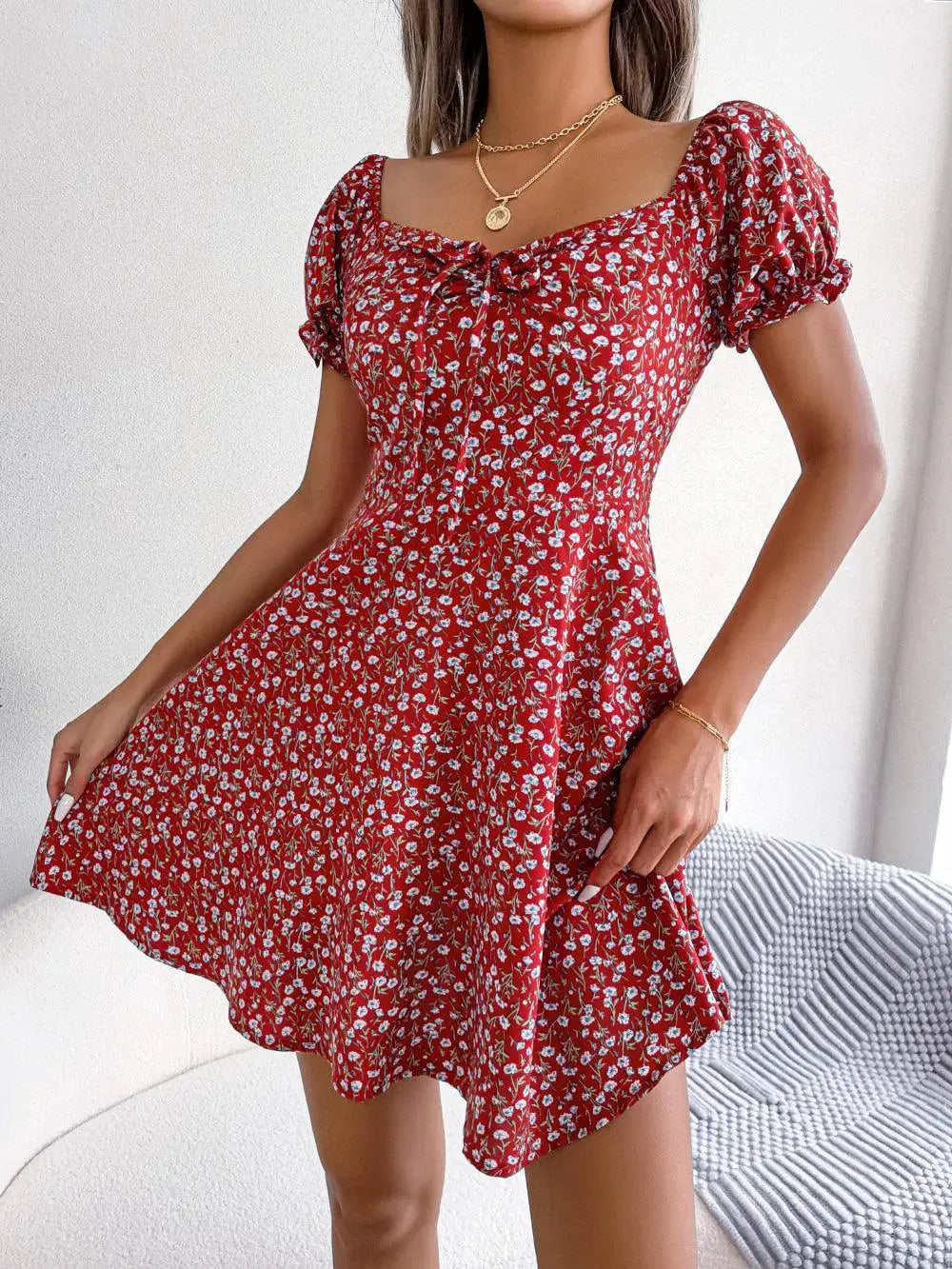 Floral Print A Line Dress For Women Chic Fashion Essential