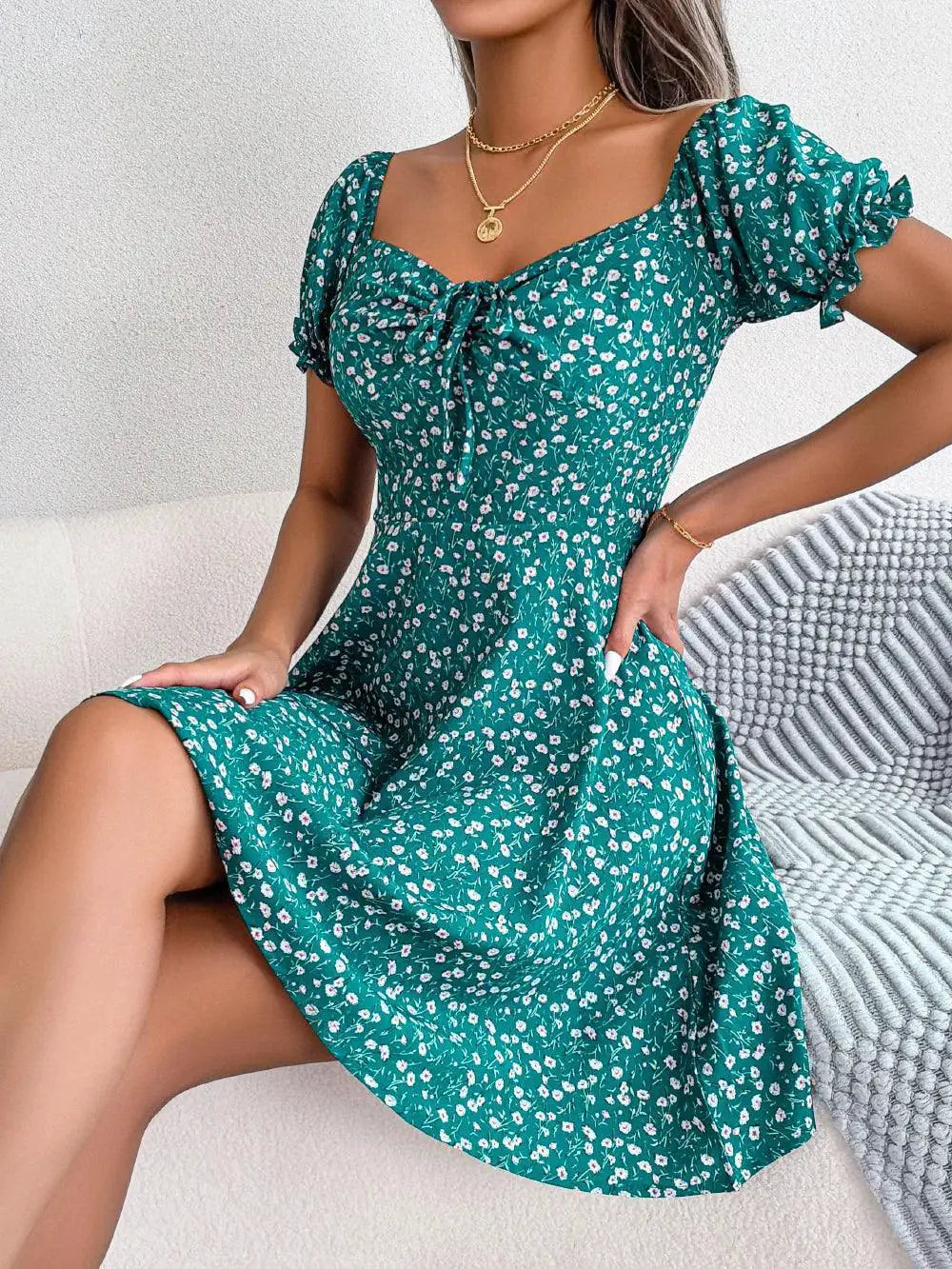 Floral Print A Line Dress For Women Chic Fashion Essential