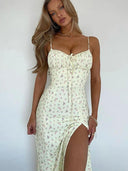 Floral Satin Maxi Dress: Summer Elegance and Trendy Style