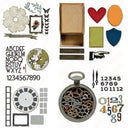 Metal Cutting Dies Flower Hat and Clear Stamps for Crafts