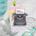 Metal Cutting Dies Flower Hat and Clear Stamps for Crafts