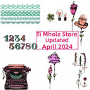 Metal Cutting Dies Flower Hat and Clear Stamps for Crafts