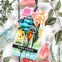 Metal Cutting Dies Flower Hat and Clear Stamps for Crafts