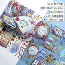 Flower Washi PET Tape for Elegant DIY Stickers Scrapbooking