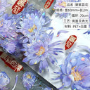 Flower Washi PET Tape for Elegant DIY Stickers Scrapbooking