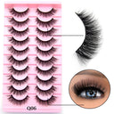 Fluffy 3D Mink Lashes Reusable Natural Volume Glam Up