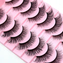 Fluffy 3D Mink Lashes Reusable Natural Volume Glam Up