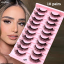 Fluffy 3D Mink Lashes Reusable Natural Volume Glam Up