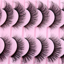 Fluffy 3D Mink Lashes Reusable Natural Volume Glam Up