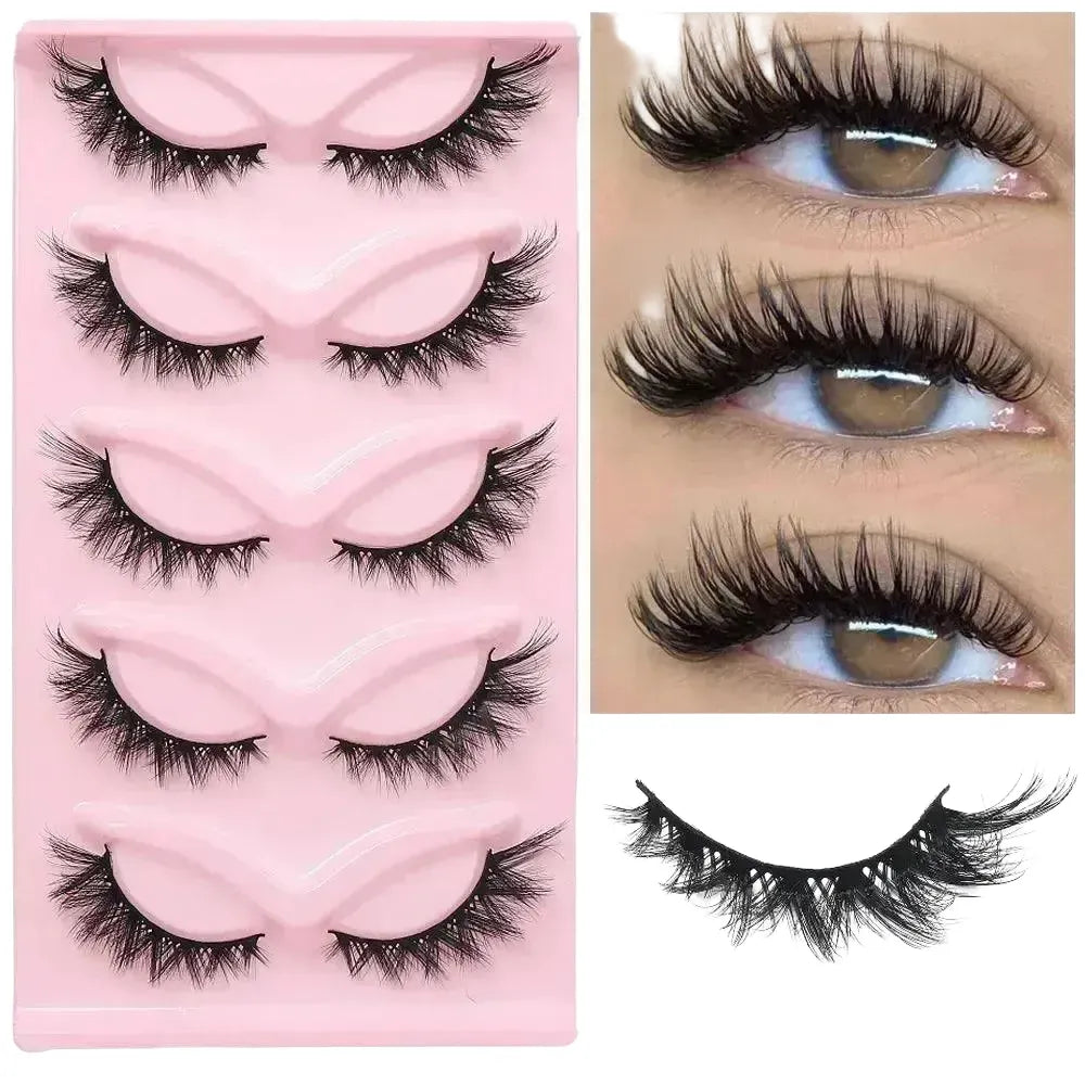 Reusable False Lashes for Busy Women — 5Pairs-F15