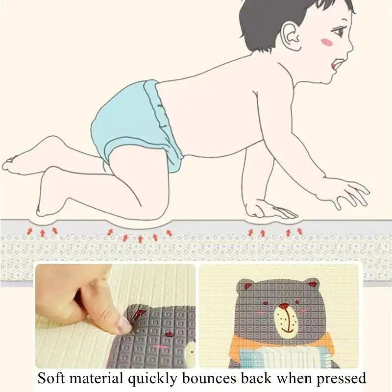 Foam Crawling Mat For Kids Educational Soft Floor Carpet