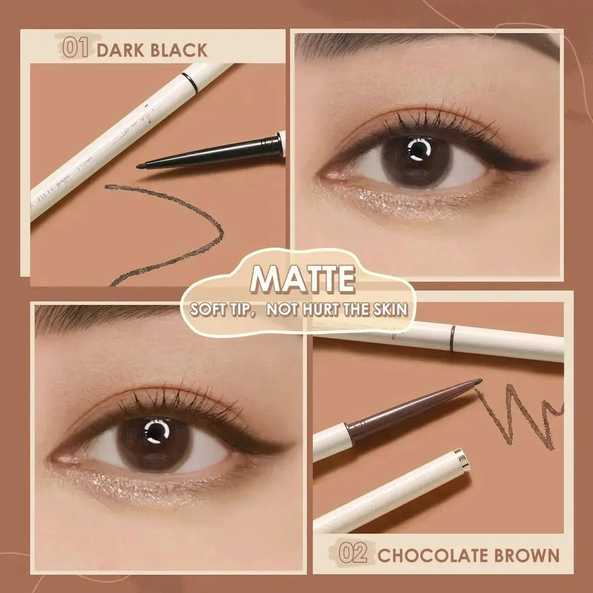 FOCALLURE Gel Eyeliner Professional Waterproof High Pigment