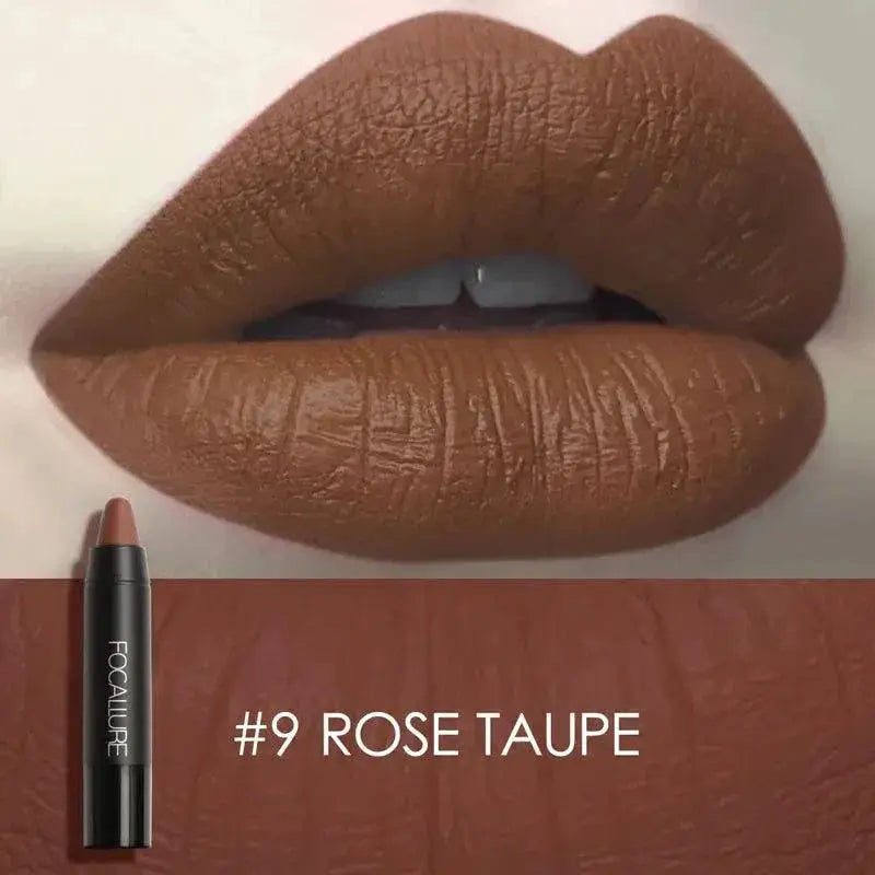 FOCALLURE Luxe Matte Lipstick Set Women — 14 INSTIGATOR