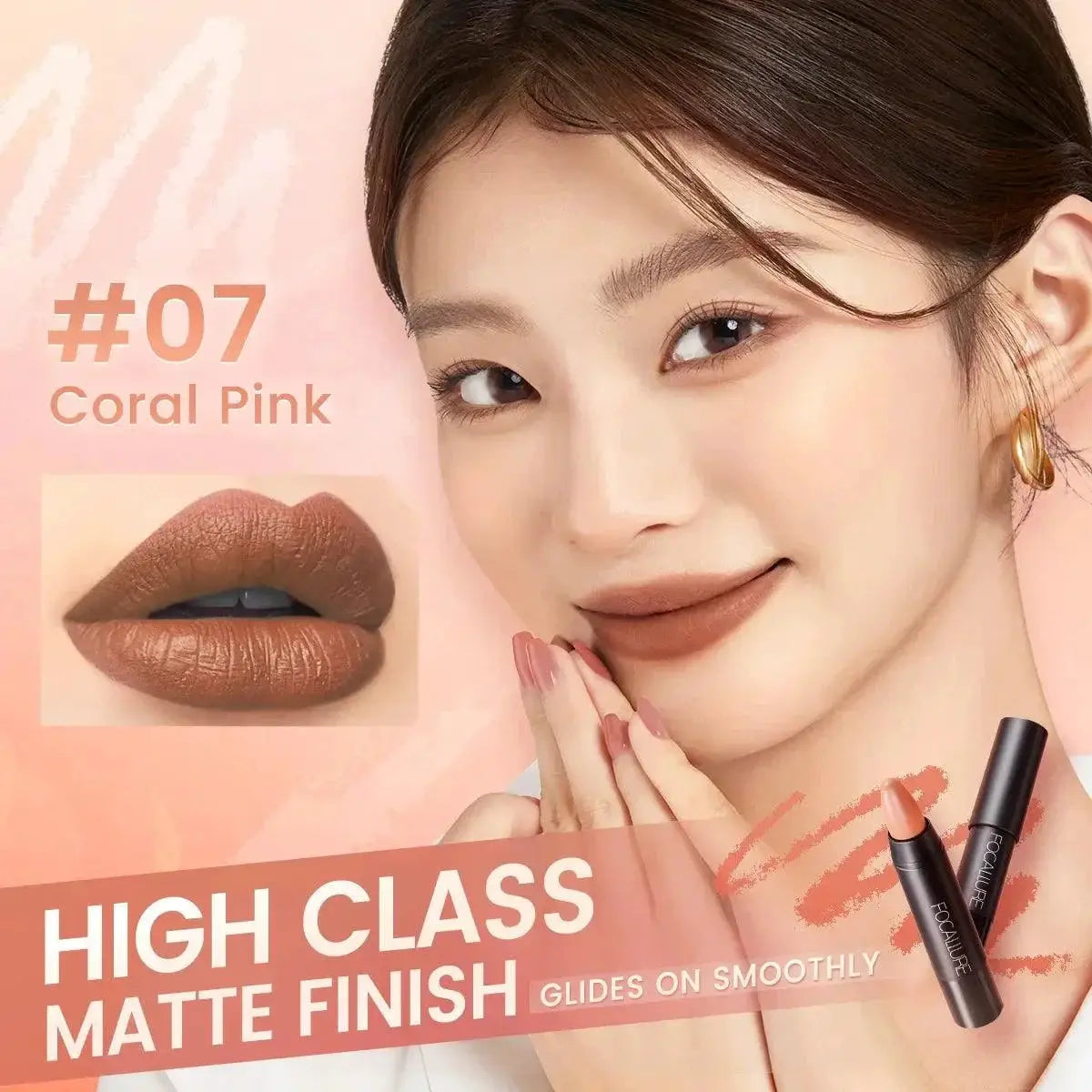 FOCALLURE Luxe Matte Lipstick Set 31 Waterproof Shades