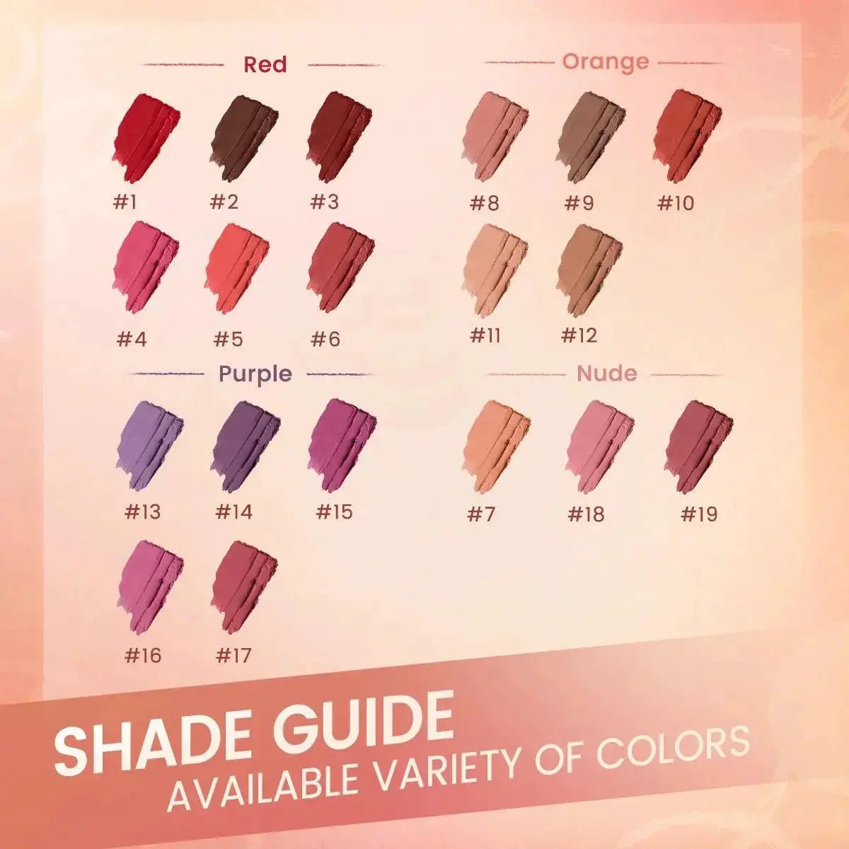 FOCALLURE Luxe Matte Lipstick Set 31 Waterproof Shades