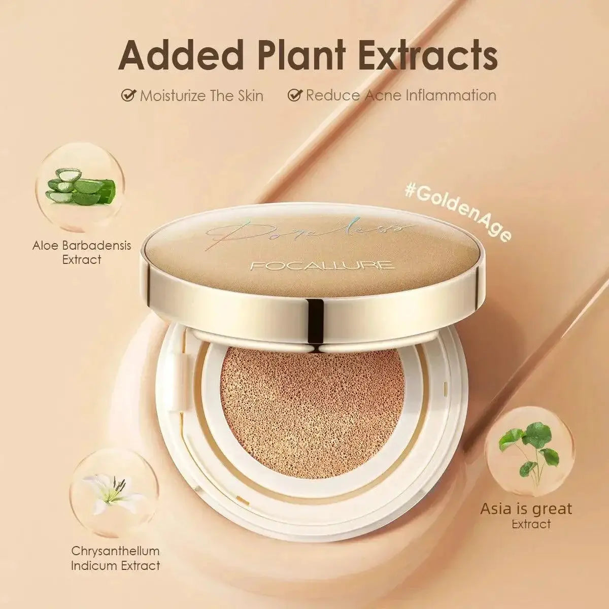 Focallure Ultimate Matte Air Cushion BB CC Cream Coverage