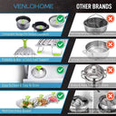 Foldable 9-Inch Stainless Steel Steaming Tray for Cooking