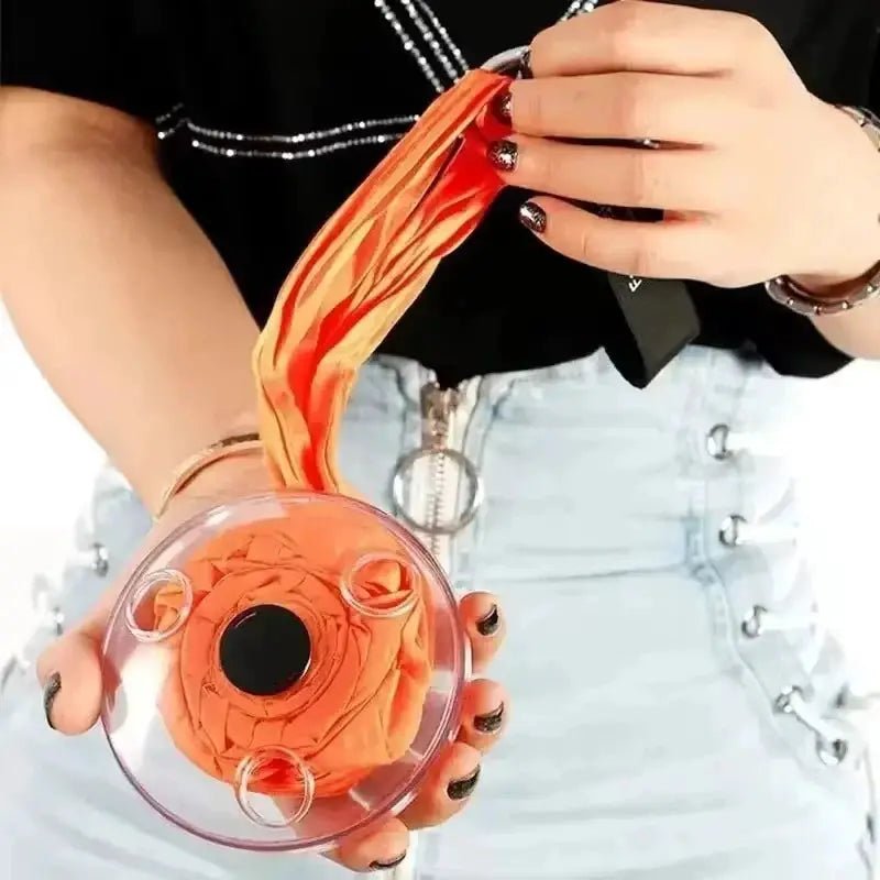 Foldable Retractable Shopping Bag Eco Friendly Reusable Pouch Hook Space Saver