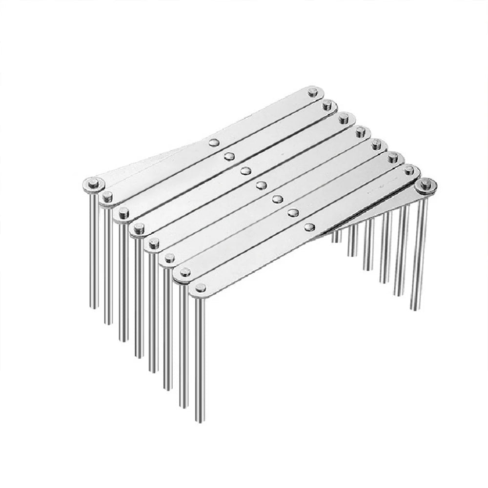 Foldable Retractable Stainless Steel Pot Lid Rack Organizer For Smaller Kitchens