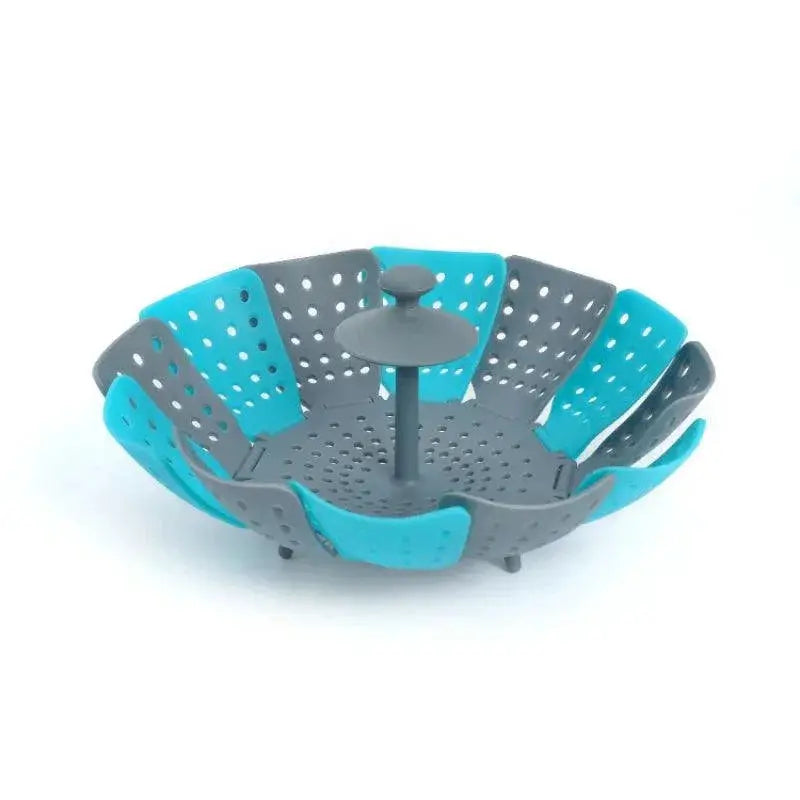 Foldable Silicone Steamer Basket For Healthy Cooking