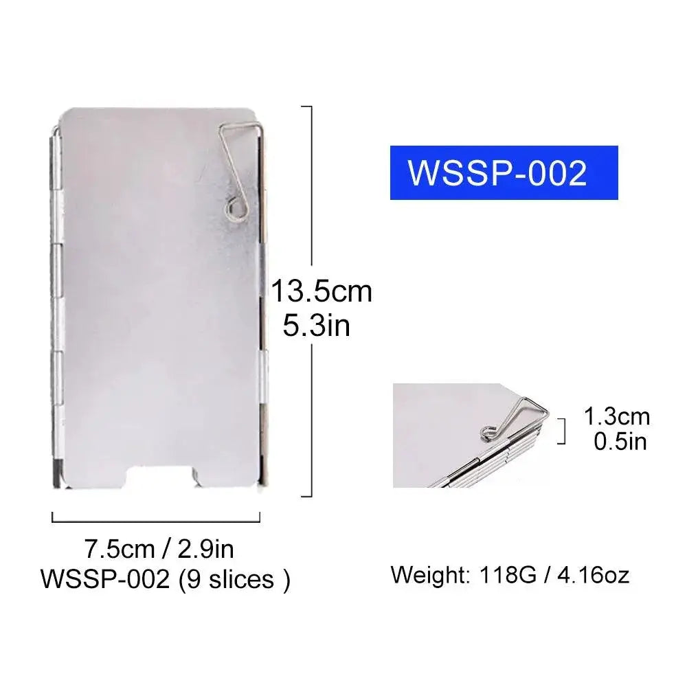 Camping Stove Wind Shield for Campers — product view