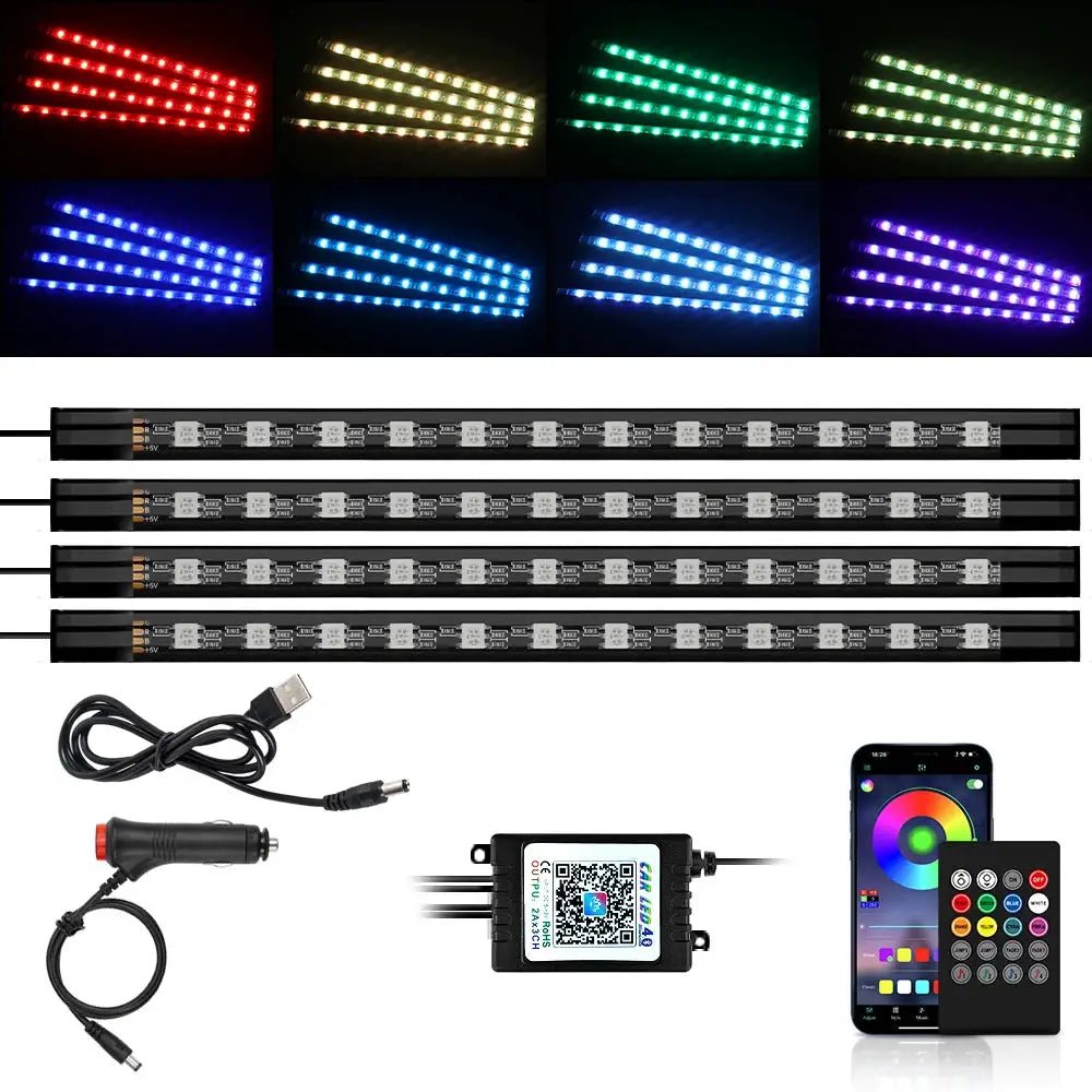 Foot Ambient Lights For Drivers Mood