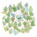 Forest Animals Adhesive Stickers: Whimsical Charm for Crafts
