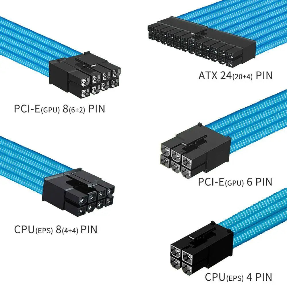 FormulaMod NCK1 PSU Extension Cable Kit for PC Aesthetics