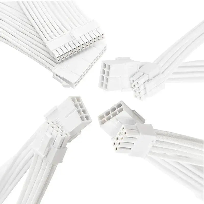 FormulaMod White PSU Extension Cable Kit for Clean Builds