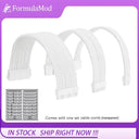 FormulaMod White PSU Extension Cable Kit for Clean Builds