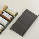 Four Layer Adjustable Spice Drawer Organizer for Jars and Bottles Spice Rack