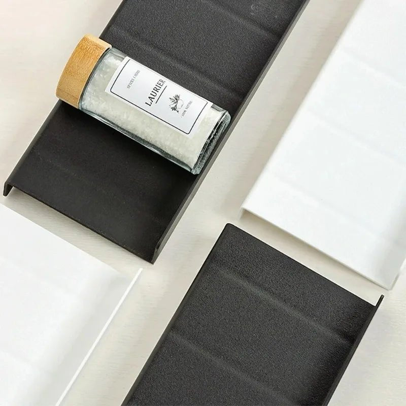Four Layer Adjustable Spice Drawer Organizer for Jars and Bottles Spice Rack
