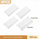 Four Layer Adjustable Spice Drawer Organizer for Jars and Bottles Spice Rack