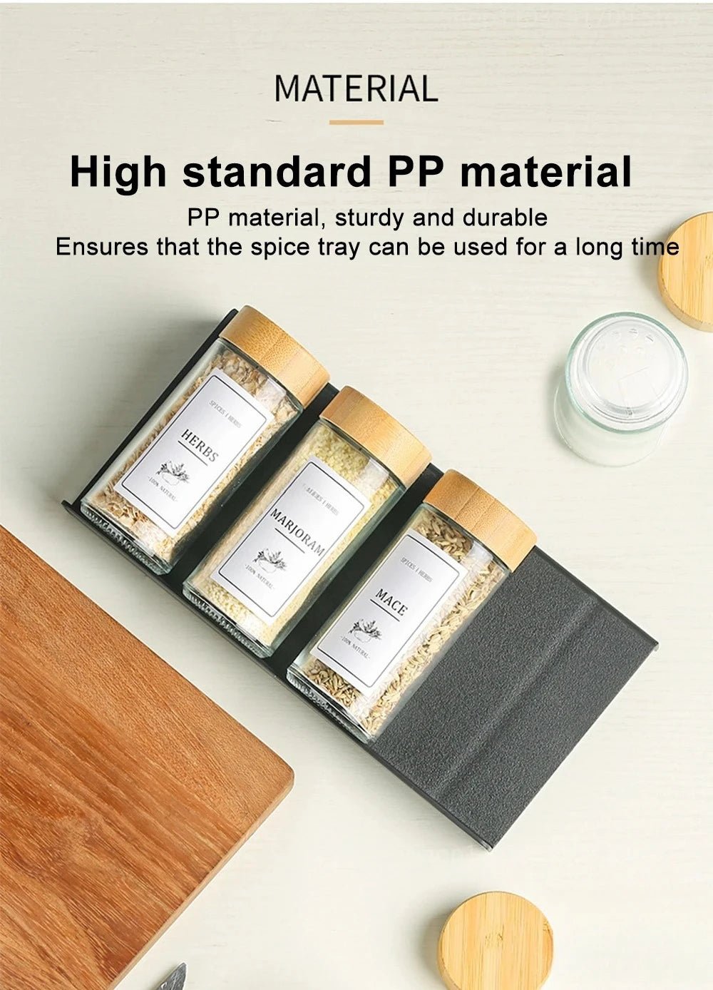 Space-Saving Spice Drawer Organizer — product view 11
