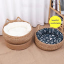 Cat Bed For Cats With Removable Pillow