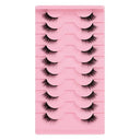 Fox Eye Glamour False Eyelashes - 10 Pairs for Looks