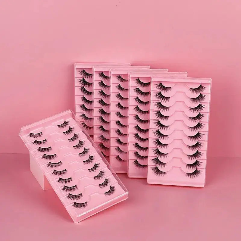 Fox Eye Glamour False Eyelashes 10 Pairs For Looks