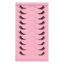 Fox Eye Glamour False Eyelashes - 10 Pairs for Looks