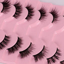 Fox Eye Glamour False Eyelashes - 10 Pairs for Looks