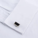 French Cuffs White Formal Shirt for Men's Office Attire